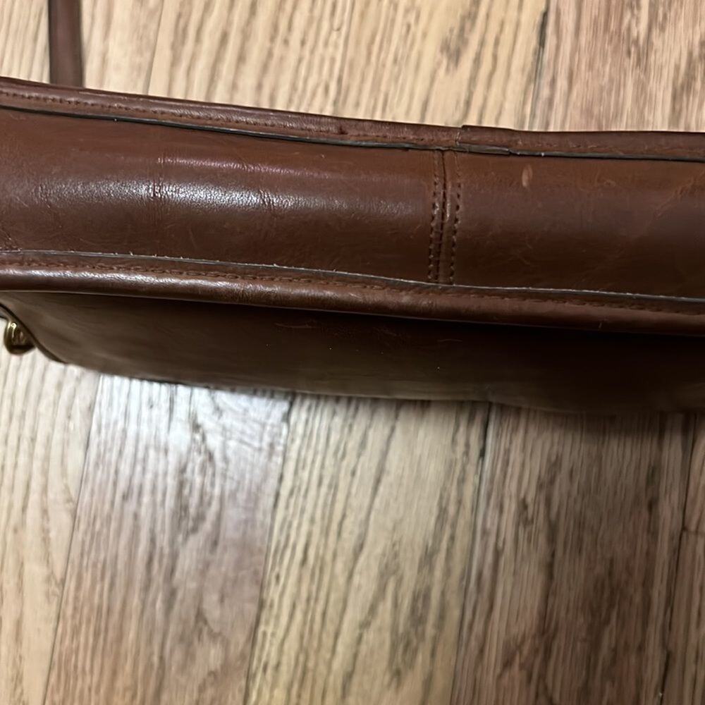 COACH VINTAGE LEATHER BONNIE CASHIN CROSSBODY BROWN BAG - Picture 4 of 10